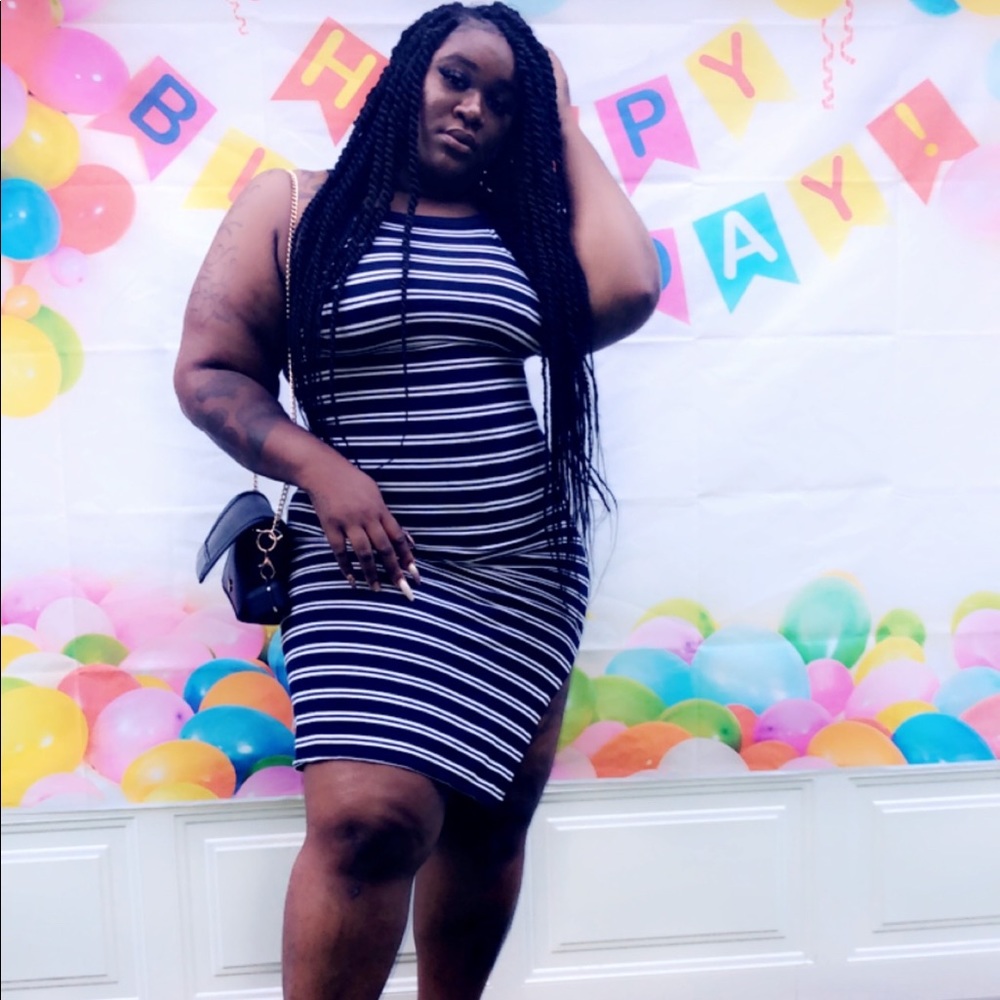 Strappy mini dress